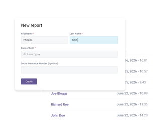 Kiipr create report en